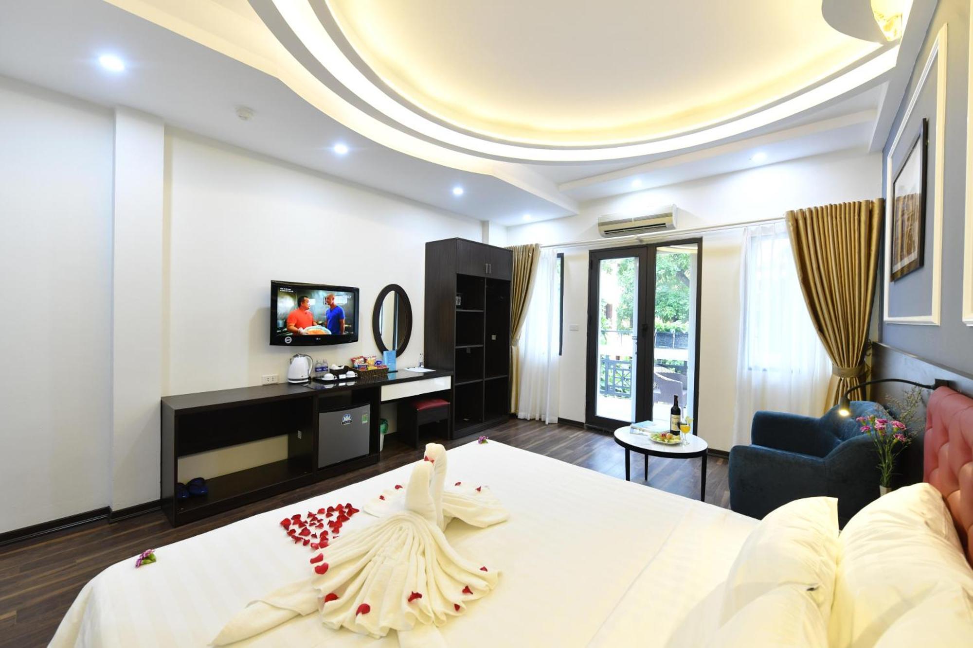 Hanoi Elpis Grand Hotel Szoba fotó